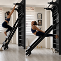 Siyah Renk Ahşap İsveç Duvarı + Reformer Pilates Seti